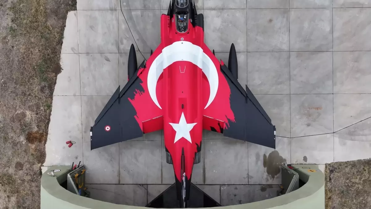 F-4E 2020 Savaş Uçakları, 50. Yılında Türk Bayrağı ile Boyandı